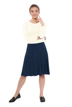 Knee Length Skater Skirt Style 1400