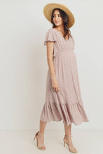 Alette Maternity Dress in Mauve