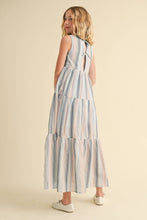 The Indigo Striped Girls Dress