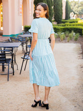 Georgie Gingham Dress in Black