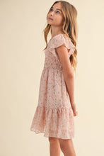 Chloe Girls Dress in Pink Floral