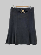 Plus Grey Flared skirt style #4101