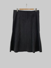 Plus Grey Flared skirt style #4101