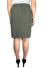 Twill Skirt Style 224-12G in Olive