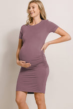 Daphne Maternity Dress in Mauve