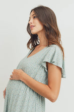 Alette Maternity Dress in Powder Blue