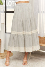 Heirloom Gingham Skirt in Navy