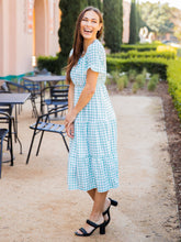 Georgie Gingham Dress in Black