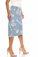 Daisy Denim Skirt in Light Indigo