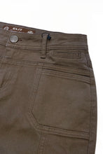 Mocha Mid-Length Twill Skirt style 243/5-34F
