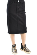 Girls Black Twill Skirt Style 79174