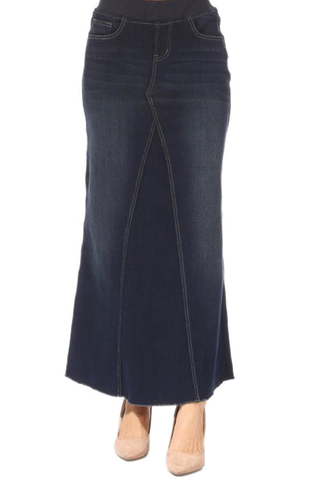 Long Denim Skirt Style 88025