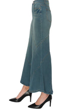 Long Denim Skirt Style 89075 in Vintage Wash