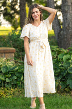 Lilia Flutter Sleeve Maxi Dress