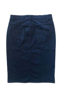 Twill Skirt Style 227/2-70B in Navy Blue