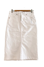 White Denim Skirt 270