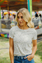 Lettuce Edge Tee in Dusty Cornflower