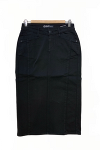 Twill Skirt Style 227/4-16D in Black