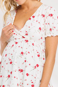 Floral Maternity/Nursing Top 2426