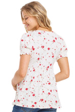 Floral Maternity/Nursing Top 2426