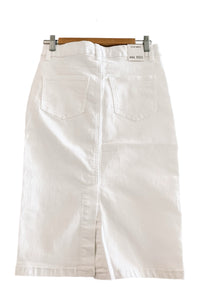 White Denim Skirt 270