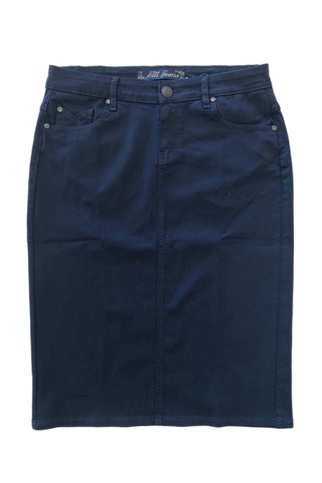 Twill Skirt Style 227/2-70B in Navy Blue