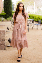 The Stevie Dress in Floral Clay