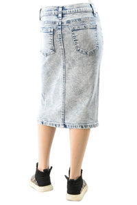 Girls Denim Skirt Style 77239 in Sand Blast