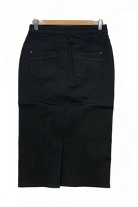 Twill Skirt Style 227/4-16D in Black