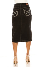 Denim Skirt 79133 in Black