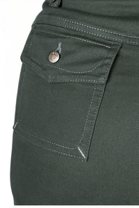 Dark Olive Twill Skirt Style 243/10-3-1D