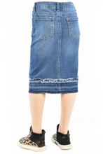 Girls Denim Skirt Style 79274 in Indigo Wash