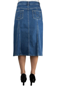 Vintage Blue Denim Skirt 213-21D