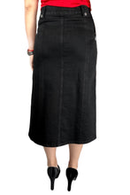Denim Mid-Length Skirt 221-609D