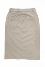 Twill midi skirt style 256-1-10F