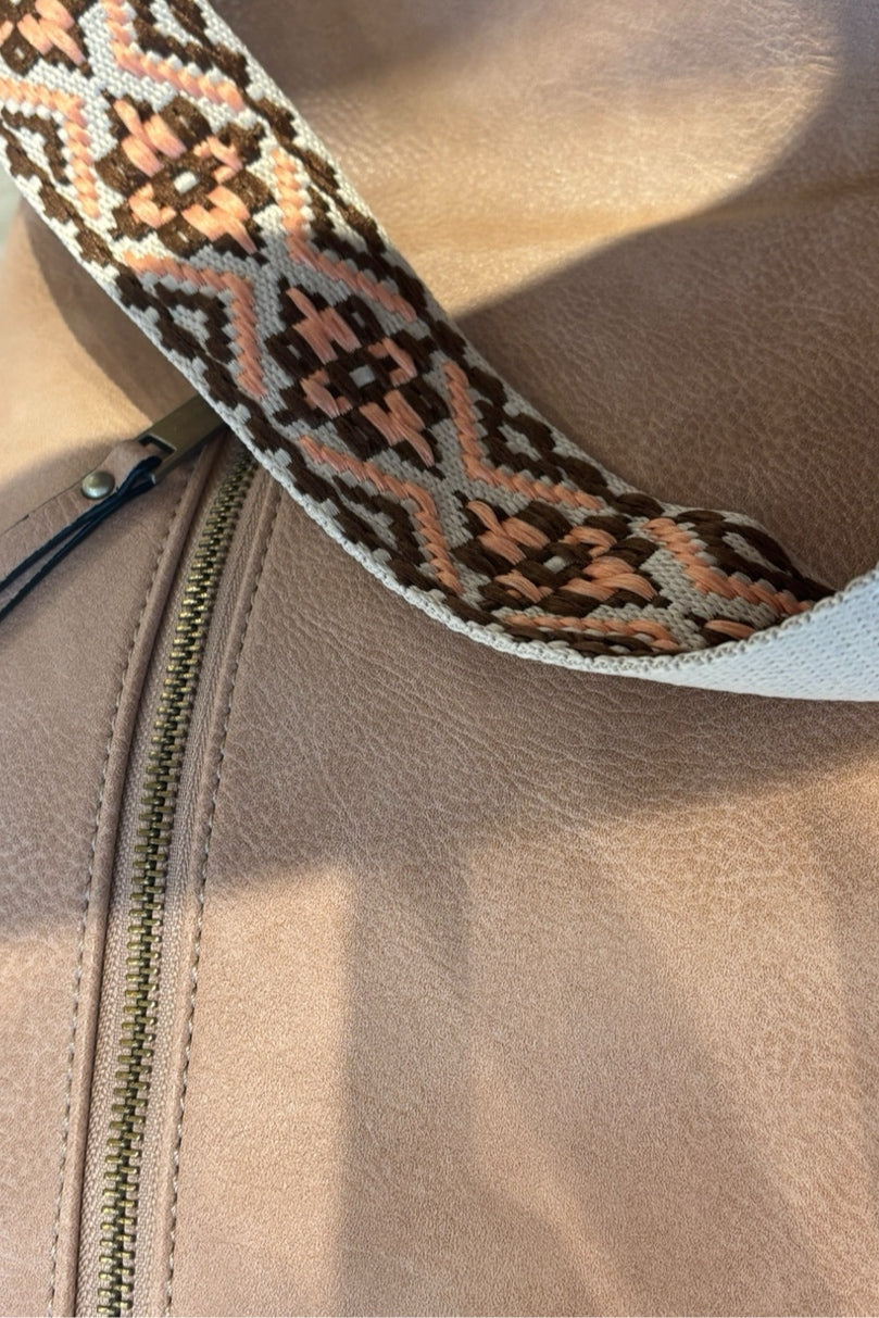 Large Handbag with Attachable Guitar Strap 0086