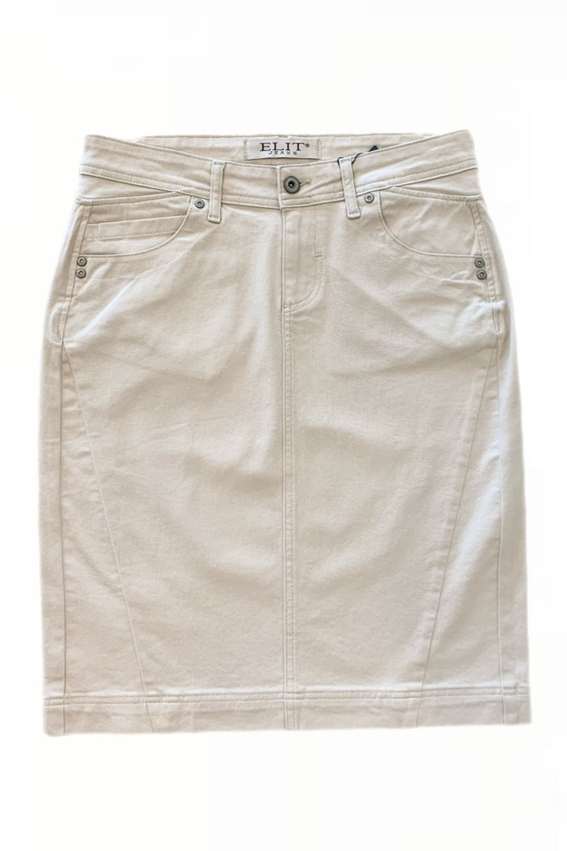 Twill Beige Skirt style 243/7-12A