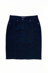 Twill Skirt Style 256-1A in Black