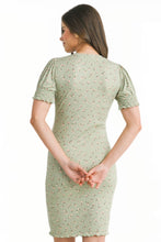Floral Short Sleeve Maternity Dress 2931