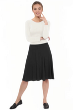 Knee Length Skater Skirt Style 1400