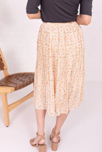 Pleated Midi Skirt Pale Rosette