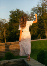 Lynn Pink Floral Maxi Skirt