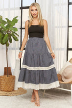 Heirloom Gingham Skirt in Navy