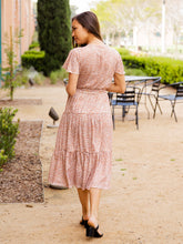The Stevie Dress in Floral Clay