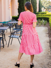 Georgie Gingham Dress in Black