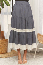 Heirloom Gingham Skirt in Navy