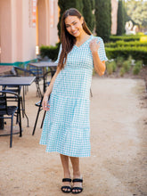 Georgie Gingham Dress in Black