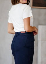 Plus Remi Navy Denim Skirt