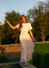 Lynn Pink Floral Maxi Skirt