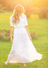 Lynn Pink Floral Maxi Skirt